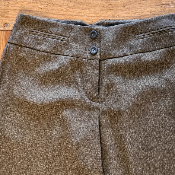 Nic & Zoe Wide Leg Trouser Pants Size 2 Colors Brown and Black - Picture 3 of 11
